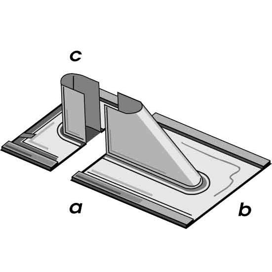 Televes - Antennenmontagematerial Reparaturblech BBZ 4260/2