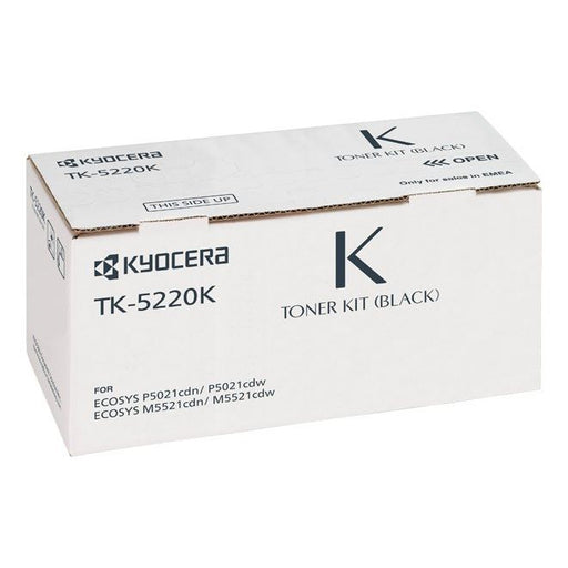 Kyocera - Verbrauchsmaterial für Telefax/Drucker/MFC Lasertoner TK-5220K sw 1.200 Seiten,schwarz