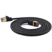 Wantec - Patchkabel Kupfer SSTP-Patchkabel Cat.6A sw 7200 sw 0,5m 0,5m Steck. 4mm