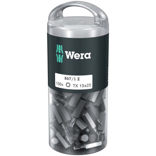 Wera - Bit-Set 6-rund Bit 072447(VE100) TX 15x25mm