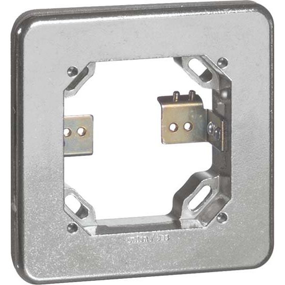 Peha - Abdeckrahmen Rahmen 1-fach alu D 371.69 AGU WU für UP-Geräte