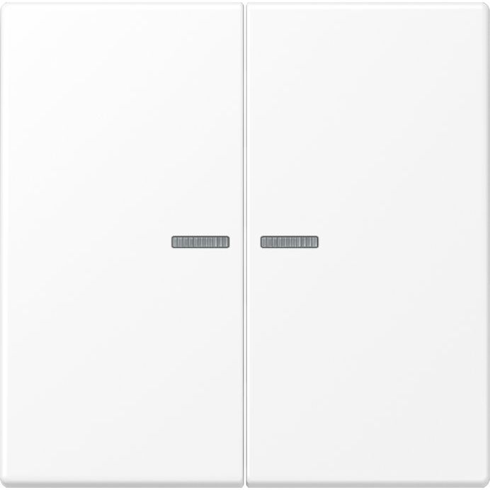 Jung - Abdeckung/Bedienelement für Installationsschalterprogramme Wippe LS 102 KO5 WWM f.Serientaster KO