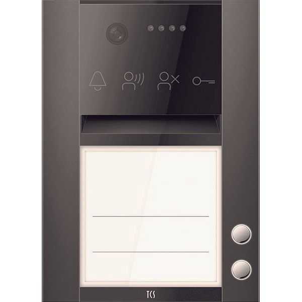 TCS Tür Control - Türstation für Türkommunikation PES PRO Video Außenstation AVA610102-0017 2T AP R7016