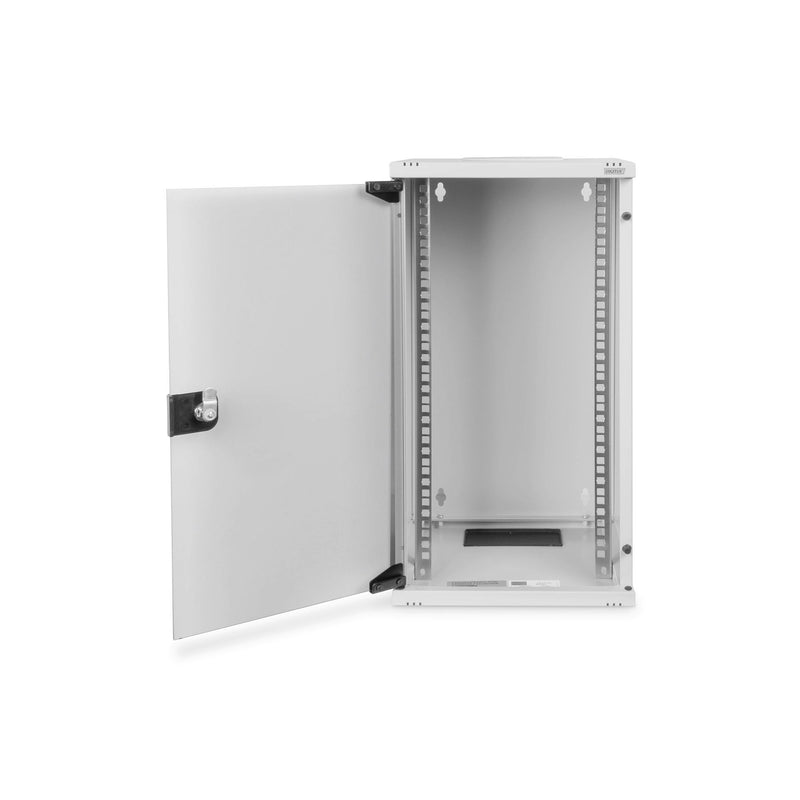 DIGITUS - Netzwerk-/Serverschrank Wandschrank 12HE DN-10-12U RAL7035 300mm tief