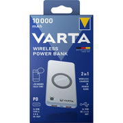 Varta Cons.Varta - Universal-Ladegerät Wireless Power Bank 57913 10000mA+Ladekabel
