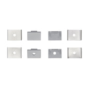 Nobile - Zubehör/Ersatzteile für Lichtschlauch/-band Ersatzkit für Alu U-Profil 5011147807 grau − 1 Stück