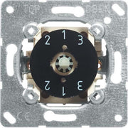 Peha - Installationsschalter 3-Stufen-Drehschalter 10A D 601-10/3 O.A. Up mit 0-Stellg