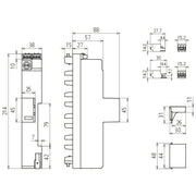 DEHN - Kombi-Ableiter für Energietechnik Kombi-Ableiter DSH ZP 2 SG TNC 255