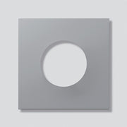 Siedle&Söhne - Zubehör/Ersatzteile für Türkommunikation Blendrahmen ACM 67XBCM65XCM61XSM Silber-Metallic