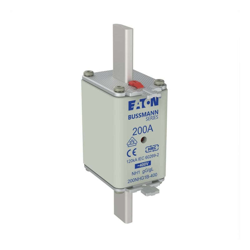 Eaton - Messersicherung Sicherungseinsatz Nieders. 200NHG1B-400 200A AC 400V 120kA − 3 Stück