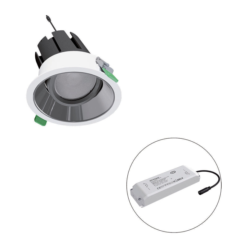 EVN Lichttechnik - Downlight/Strahler/Flutlicht LED-Einbauleuchte modular F04R11SM3840L15P Konfigurationstype
