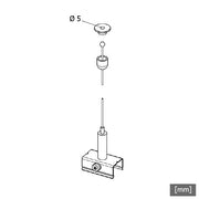 LTS Licht&Leuchten - Mechanisches Zubehör/Ersatzteile für Leuchten Drahtseilabhängung 3m ST-A S/9000KIT4/3000