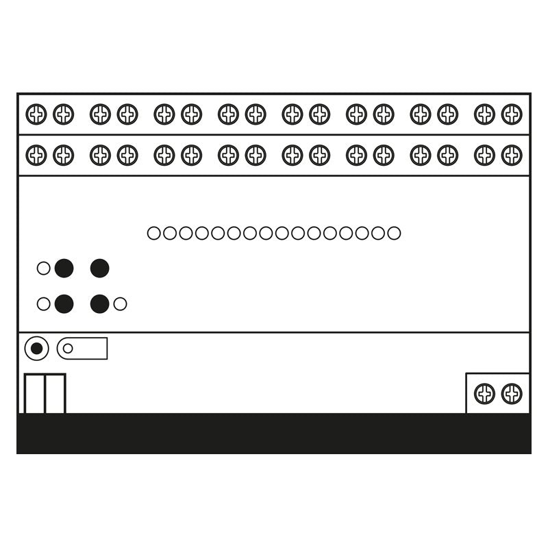 Jung - Bussystem-Jalousieaktor KNX-Jalousieaktor 2508 REGHE REG Gehäuse 8TE − 1 Stück