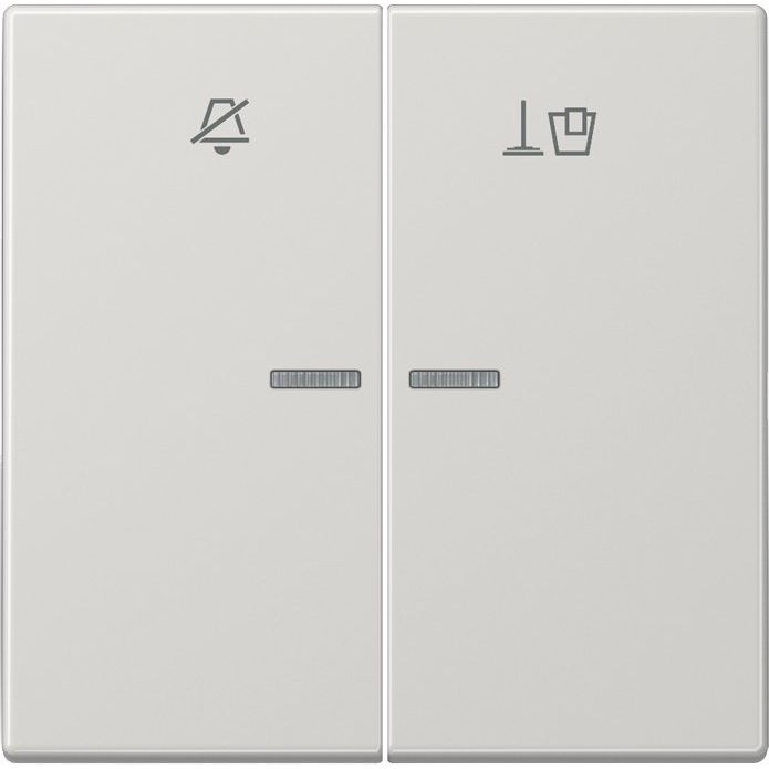 Jung - Abdeckung/Bedienelement für Installationsschalterprogramme Hotelwippe Innenstelle LS RU KO5 M LG n.stören,Zimmer aufr