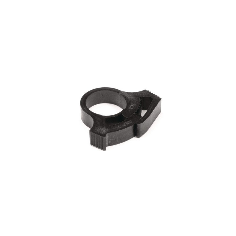 HellermannTyton - Befestigungsschelle für Kabel/Rohre Schlauchschelle SNP14A PA66GF13BK100 schwarz, 18,5-21mm − 100 Stück