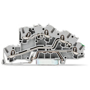 WAGO - Installations-Etagenklemme Installationsetagenklemme 2003-7645 4mm² L/L/PE grau