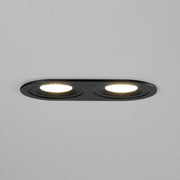 Brumberg Leuchten - Downlight/Strahler/Flutlicht Einbaumodul oval 45021180 strukturschwarz