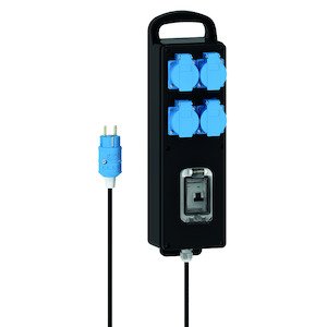 Bals Elektrotech - CEE-Steckdosen-Kombination (IEC 60309) Blockverteiler 53141 tragbar