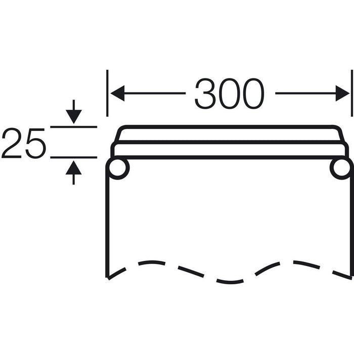 Hensel - Einführungsflansch für Kleingehäuse/Schaltschrank Anbauflansch Mi FM 20 − 1 Stück
