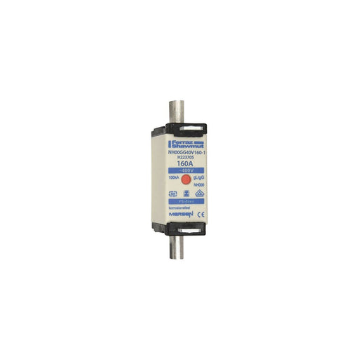 Mersen - Messersicherung Sicherungseinsatz NH gG NH00GG40V160-1 Gr.00 160A SGL KM − 3 Stück