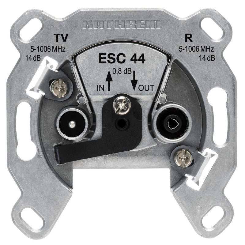 Kathrein - Antennensteckdose Breitband-Richtkopplerdose ESC 44 2f.Durchschleifdose