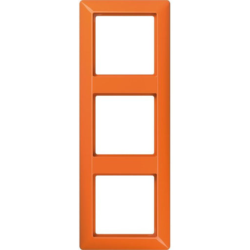 Jung - Abdeckrahmen Rahmen 3-fach orange AS 583 BF O waage/senkrecht