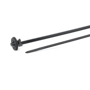 HellermannTyton - Kabelbinder Befestigungsbinder T50SOSSFT6.5E-MDL PA66HS-BK − 500 Stück
