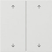 Gira - Abdeckung/Bedienelement für Installationsschalterprogramme Wippe 2-fach 5387112 Reinweiß