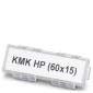 Phoenix Contact - Kabelmarkierungssystem Kabelmarkerträger KMK HP (60X15) transparent, 60x15mm − 50 Stück
