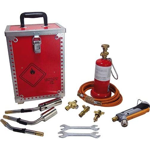 Cellpack - Gasbrenner Schrumpfbrenner-Garnitur CPB 6 (Set) m.Kleingasflasche