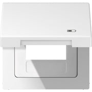 Jung - Abdeckrahmen Klappdeckel LS 990 BFKL USB WW Symbol USB-Ladegerät