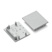 Feilo Sylvania - Mechanisches Zubehör/Ersatzteile für Leuchten Endkappen (VE2) End caps De #0022639 silber