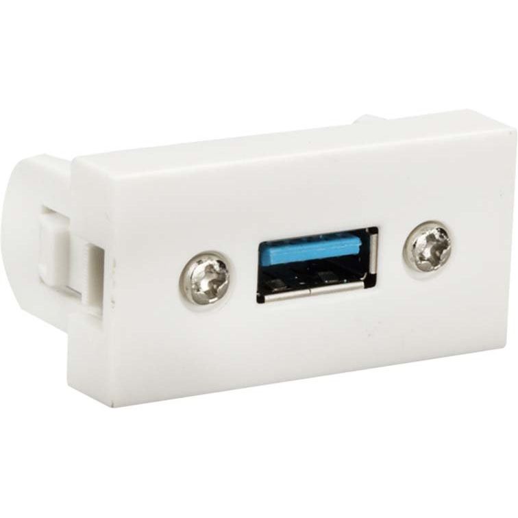 E+P Elektrik - Multi-Einsatz/Abdeckung für Daten- und Kommunikations-Anschlusstechnik Anschlussblende USB 3.0 WDU 30 LOSE f.WDA2Lose