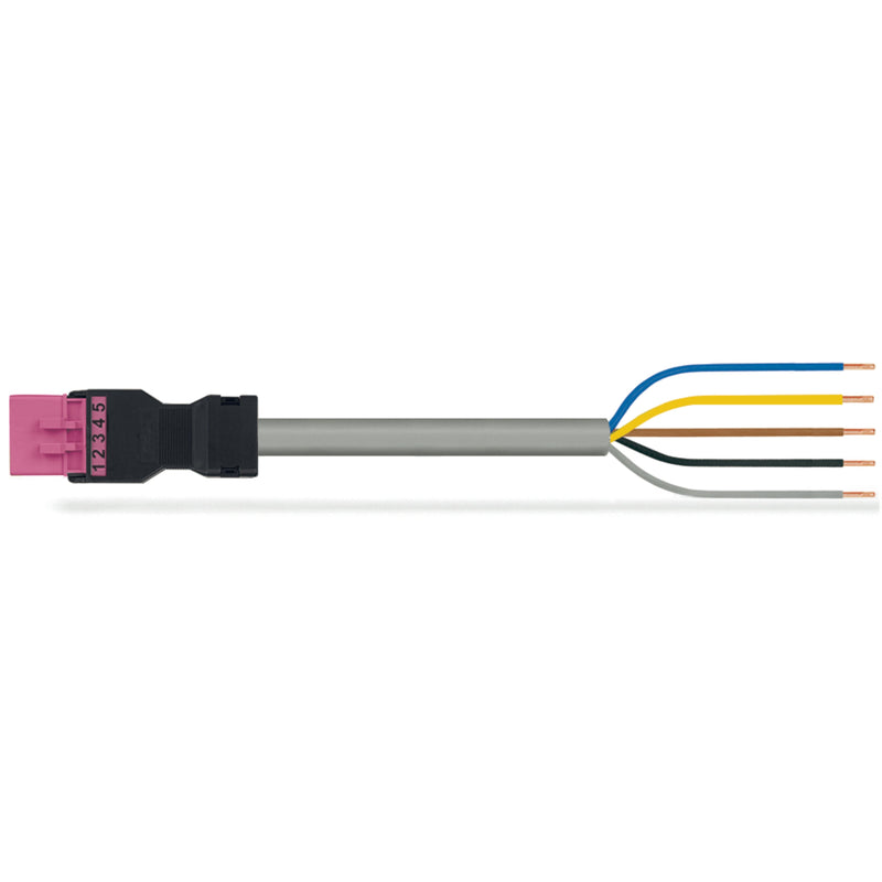WAGO - Konfektionierte Leitung für steckbare Gebäudeinstallation konfekt. Anschlussleitung 891-8995/205-307 Eca,Stecker