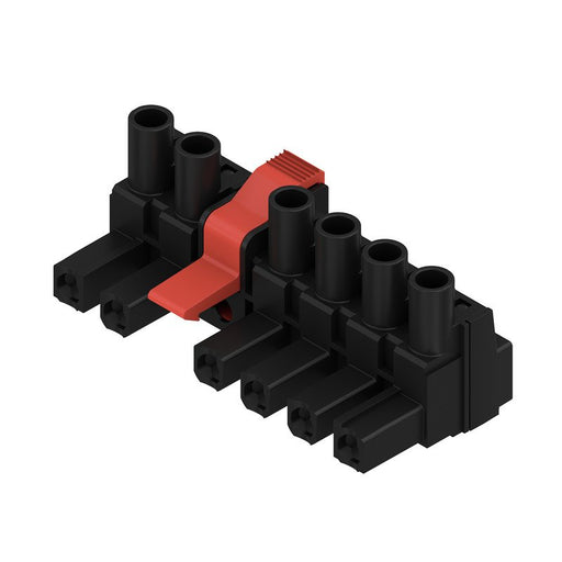 Weidmüller - Kabelsteckverbinder für Leiterplattensteckverbinder Verbinder 7.62mm BLZ 7.62I#1398920000 − 25 Stück