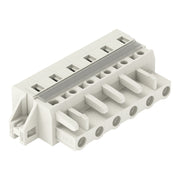 WAGO - Kabelsteckverbinder für Leiterplattensteckverbinder 1-Leiter-Federleiste 721-206/027-000 CAGECLAMP 2,5mm²,lgr − 25 Stück