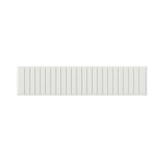 ABB Stotz S&J - Zubehör/Ersatzteile für Installationsschalterprogramme Blindplatte SZ-BP 12 W 220 mm lang, weiß