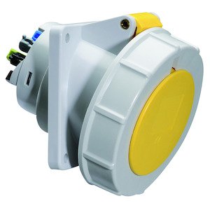 Bals Elektrotech - CEE-Anbausteckdose (IEC 60309) Anbausteckdose geneigt 32A 12846 4p 110V 4h IP67