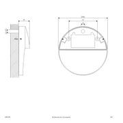 EVN Lichttechnik - Decken-/Wandleuchte LED-Anbauleuchte L54031502 3000K anthrazit