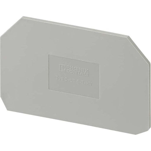 Phoenix Contact - Abschluss- und Zwischenplatte für Reihenklemme Abschlussdeckel D-UT 6-T-HV − 50 Stück