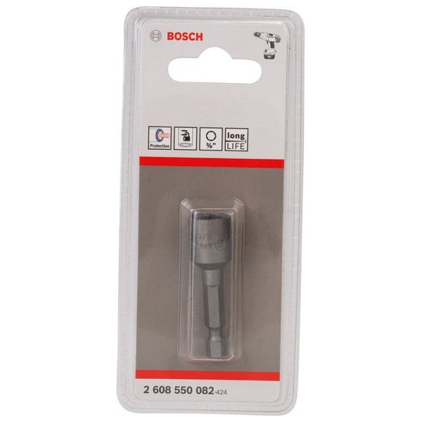 Bosch - Steckschlüssel Steckschlüssel, 50 mm x 2608550082 3/8-Zoll, mit Magnet