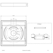 EVN Lichttechnik - Decken-/Wandleuchte LED-Anbaupanel PAQ190140 ws 4000K 230V IP20