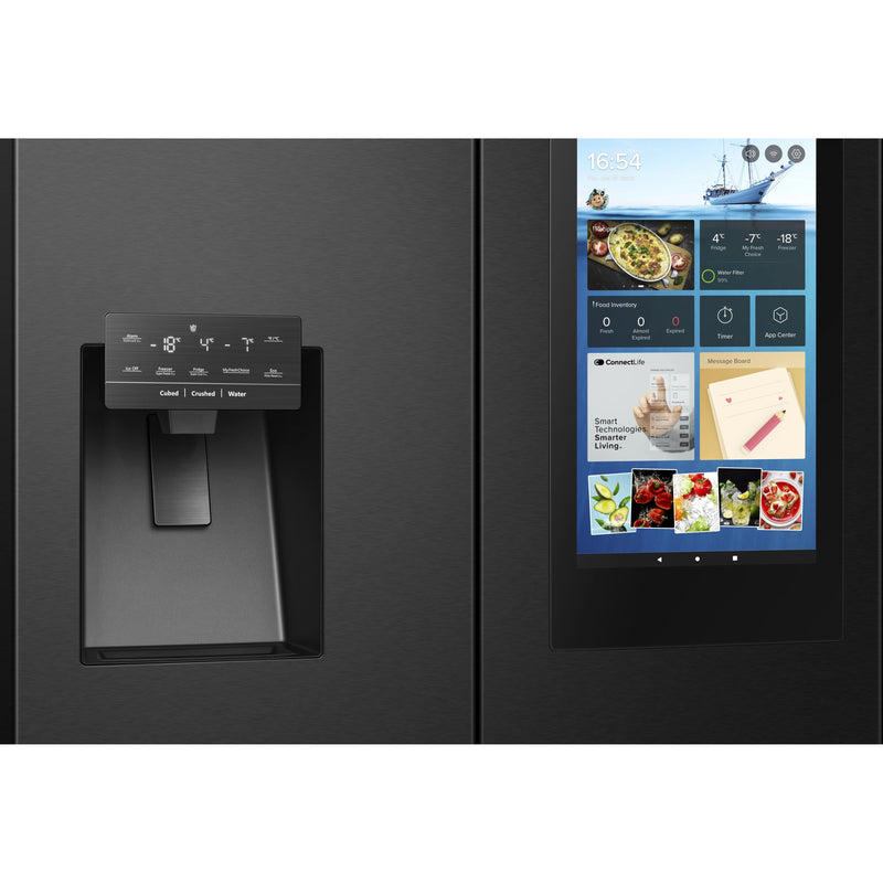 Hisense - Kühl-/Gefrierkombination Kühl/Gefrierkombi RQ760N4IFE Cross-Door,MediaCent