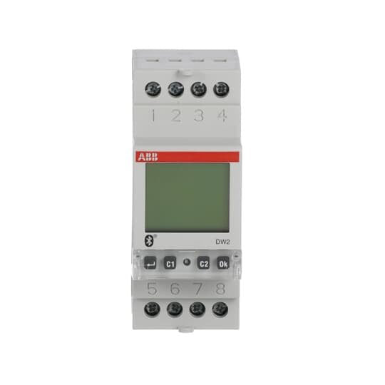 ABB Stotz S&J - Verteilerschaltuhr digital Wochen-Zeitschaltuhr DW2 2-Kanal Bluetooth
