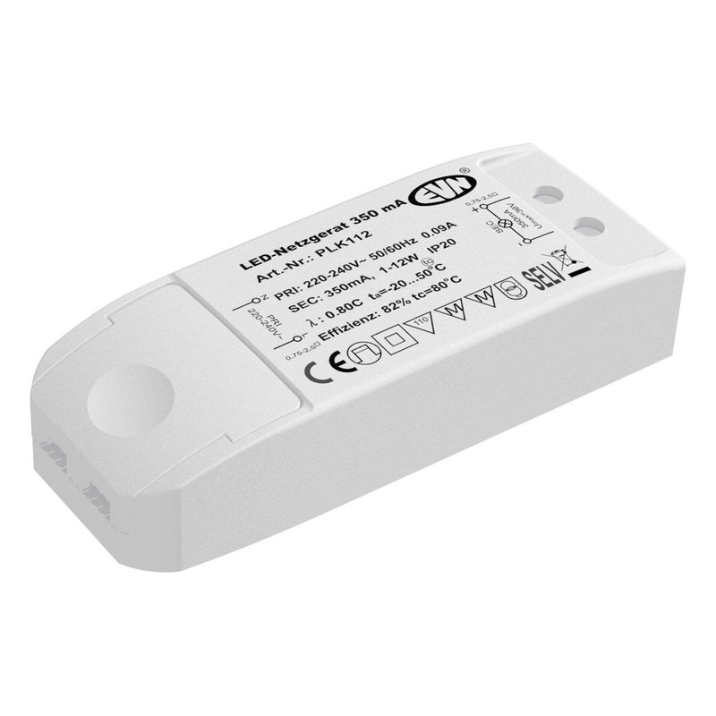 EVN Lichttechnik - LED-Betriebsgerät LED-Netzgerät PLK 112 350mA 1-12 Watt