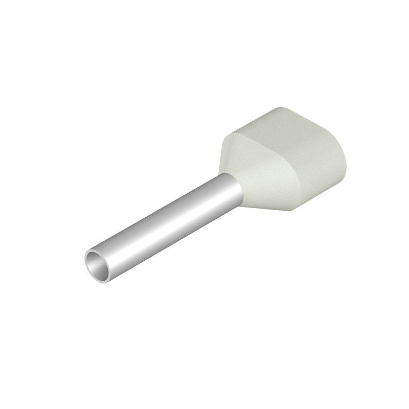 Weidmüller - Aderendhülse H0,75/16 ZH W Zwillings-0.75 mm² − 500 Stück