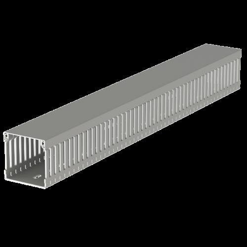 Unex - Verdrahtungskanal gr 60.60.77 RAL7030 60x60 − 2 Meter