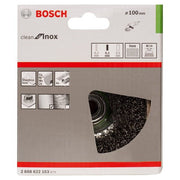 Bosch - Rotierende Drahtbürste PRO Stainless Steel clean 2608622103 Topfbürste 100 x 0,3
