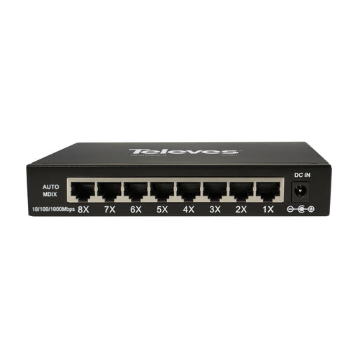 Televes - Netzwerk Switch Ethernet Switch L2 SWUM-1000-8 8x10/100/1000Mbps
