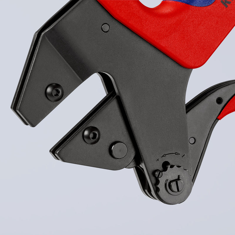 Knipex - Presswerkzeug Kabelschuhe/Verbinder, Aderendhülsen, Schirmanschluss Crimp-Systemzange 97 43 200 200mm